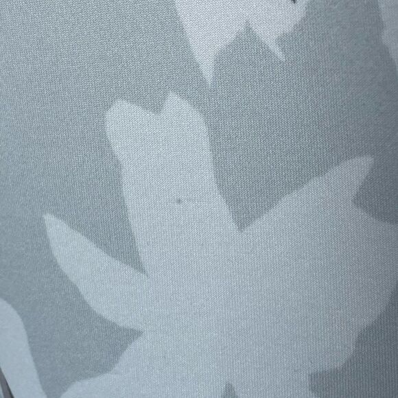 Quiz Pale Mint Green Scuba Fit & Flare Hi/Low Floral Swing Dress (Size: 4) - Picture 10 of 16